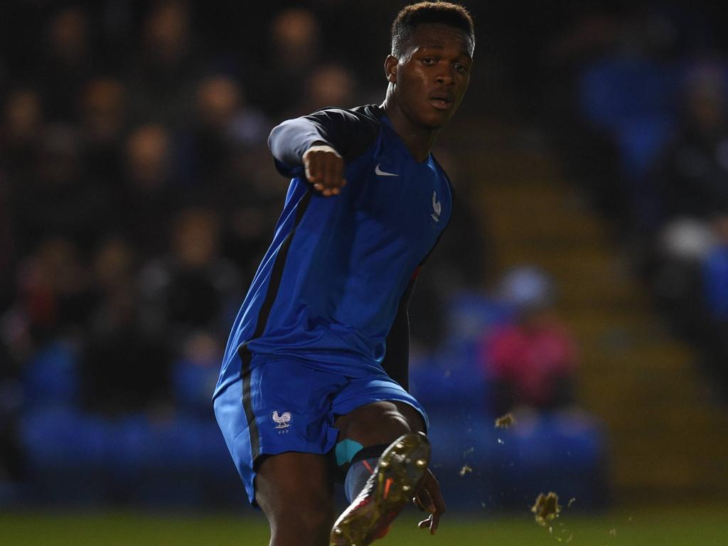 Dan Axel Zagadou of France U18 during the International Friendly Länderspiel match between England U